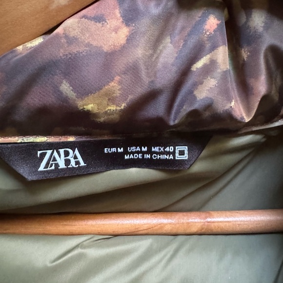 Zara Camouflage Bomber Jacket - Picture 3 of 3